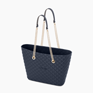 O bag urban matelassé blu navy - O bag