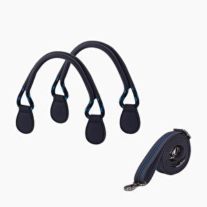 Manico e tracolla blu O square - O bag