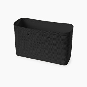 Scocca midollino nera O bag beach mini - O bag