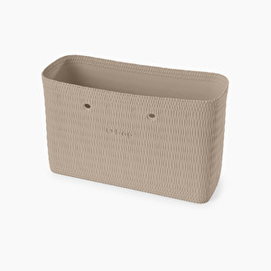 Scocca midollino sabbia O bag beach mini - O bag