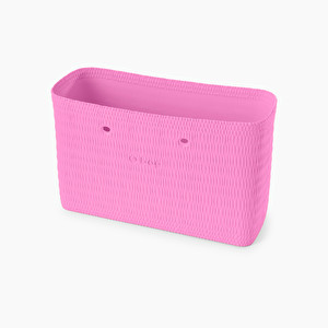 Scocca midollino rosa O bag beach mini - O bag