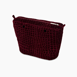 Sacca interna in velluto con stampa cocco O bag mini - O bag