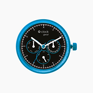 Meccanismo racing blu O clock great - O bag